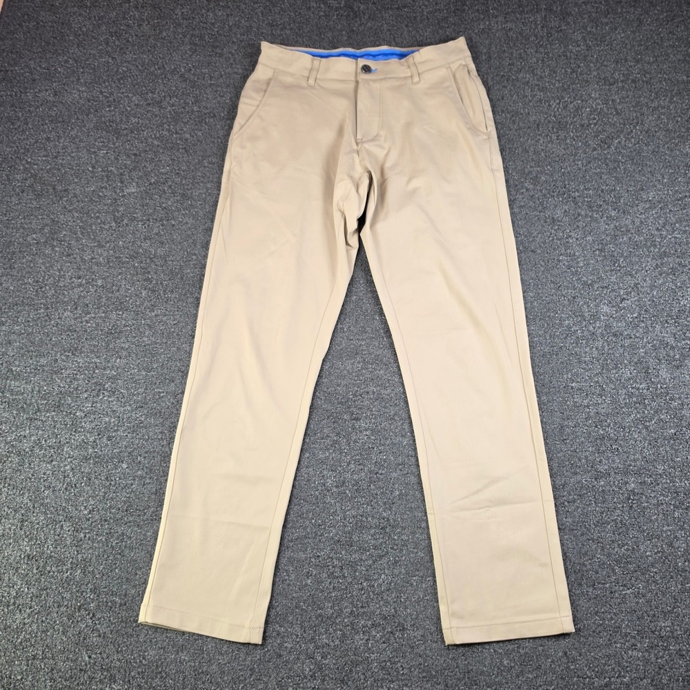 Twillory Performance Pants Khaki Tan Mens 30x32 Tailored Fit Technical Fabric